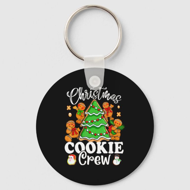 Christmas Cookie Crew Baking Team New Xmas Bakers  Schlüsselanhänger (Vorderseite)
