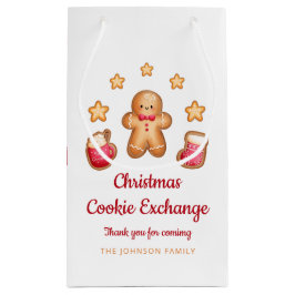 Christmas Cookie Exchange Niedlich Gingerbread Man Kleine Geschenktüte