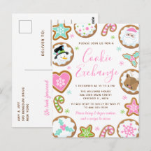 Christmas Cookie Exchange Pink and Green