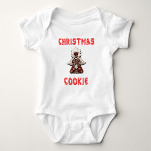 CHRISTMAS COOKIE Funny Baby Jersey Bodysuit Strampler