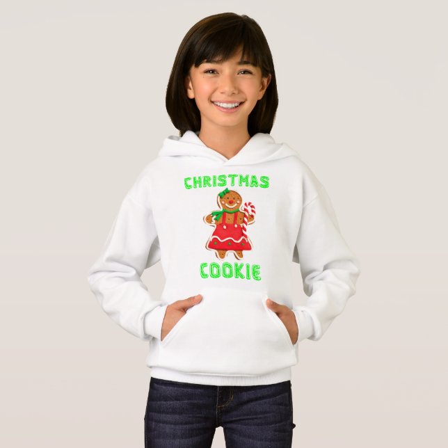 CHRISTMAS COOKIE Gag Ugly Sweater Girl's Pullover (Vorne ganz)