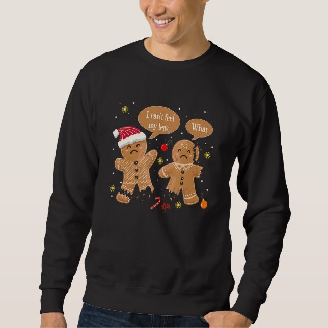 Christmas Cookie Gingerbread Oh Snap Baking Team B Sweatshirt (Vorderseite)