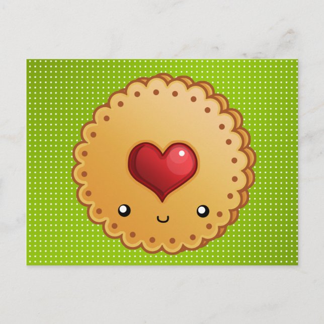 Christmas Cookie Recipe card Postkarte (Vorderseite)