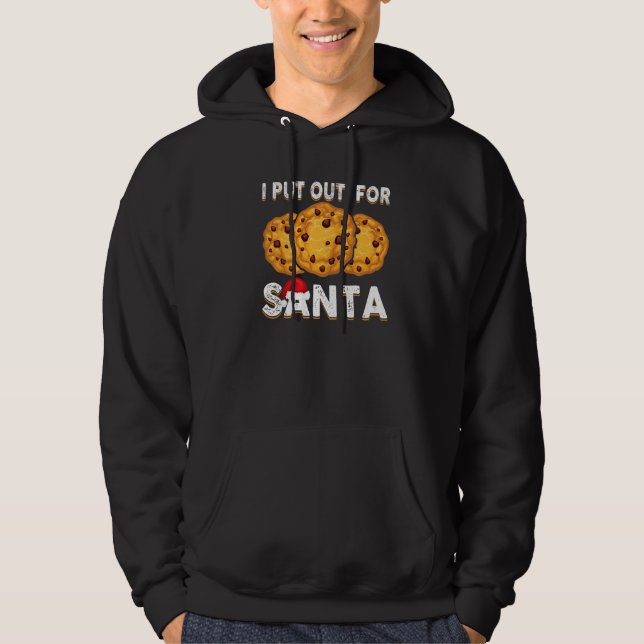 Christmas Cookies  I Put Out For Santa Xmas Pajama Hoodie (Vorderseite)