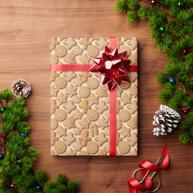 Christmas Cookies Mix Festive Holiday Baking Geschenkpapier (Feiertagsgeschenk)