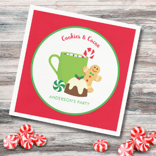 CHRISTMAS COOKIES UND Kakao Serviette