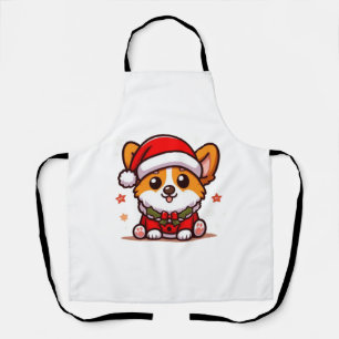 Christmas Corgi Classic T-Shirt Schürze