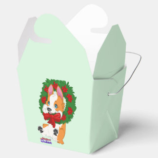 Christmas Corgi Geschenkboxen Geschenkschachtel