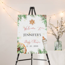 Christmas Cosy Baby Shower Forecards