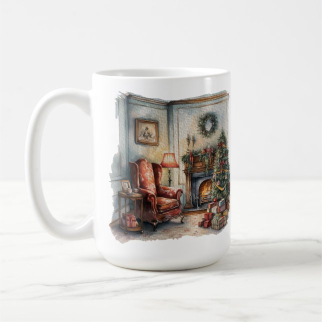 Christmas Cosy Zuhause 15 oz Classic Tasse (Links)