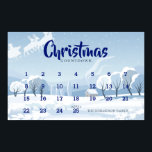 Christmas Countdown Advent Calendar Poster<br><div class="desc">Weihnachts-Countdown-Kalender-Poster</div>