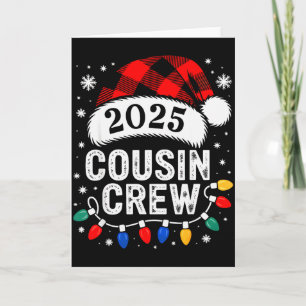 Christmas-Cousin-Crew 2025 passende Weihnachts-Fam Karte