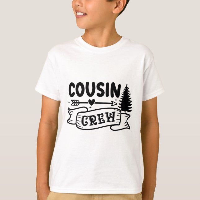 Christmas Cousin Crew T-Shirt (Vorderseite)
