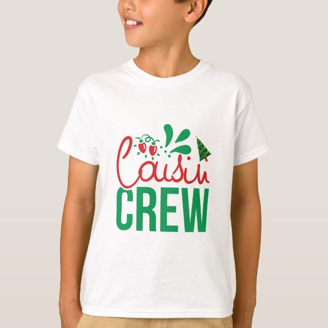 Christmas Cousin Crew T-Shirt (Vorderseite)