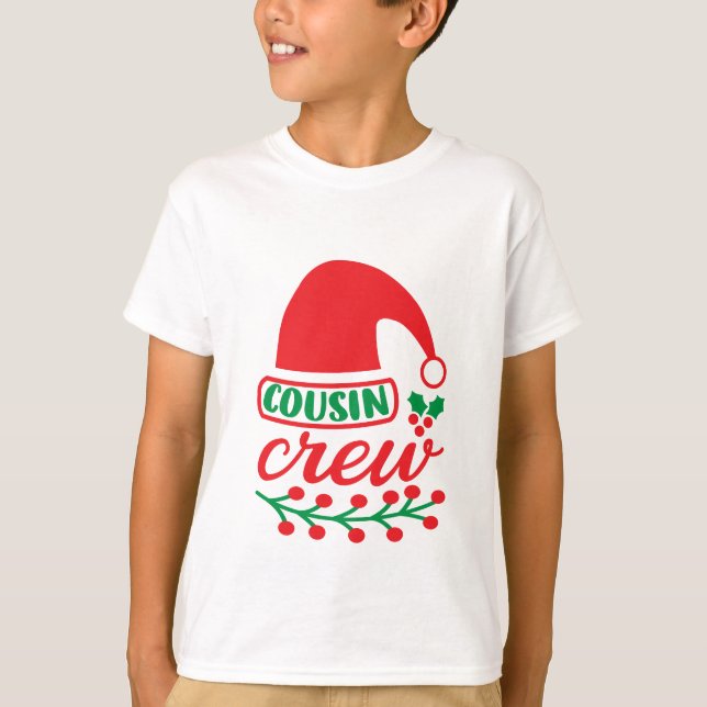 Christmas Cousin Crew T-Shirt (Vorderseite)