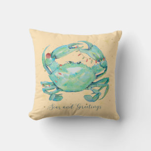 Christmas Crab Beach Kissen