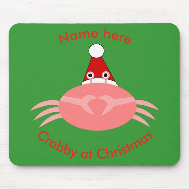 Christmas Crab Mousepad (Vorne)