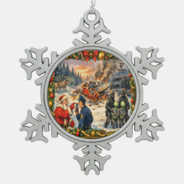 Christmas Crash Snowflake Ornament