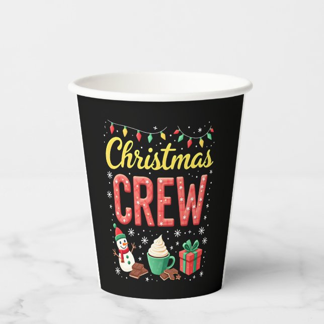 Christmas Crew (1) Pappbecher (Vorderseite)