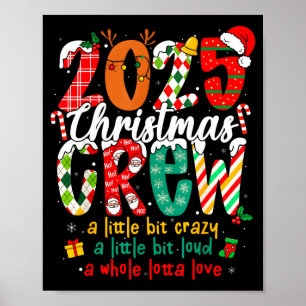 Christmas-Crew 2025 Familien-Weihnachts-Xmas-Pyjam Poster