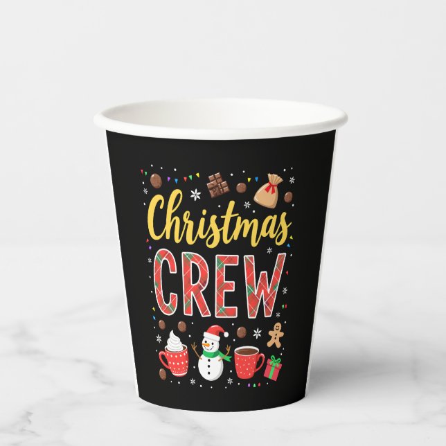 Christmas Crew (2) Pappbecher (Vorderseite)