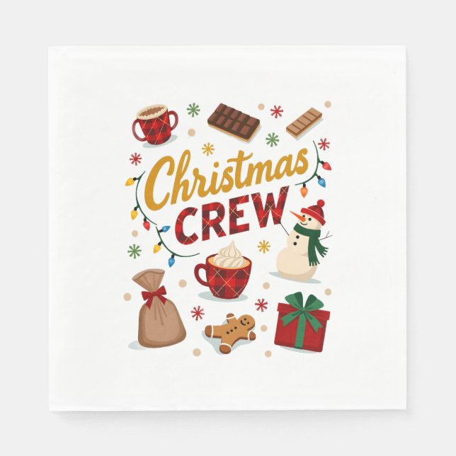 Christmas Crew (2) Serviette (Vorderseite)