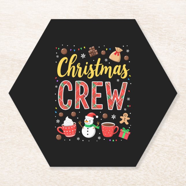 Christmas Crew (2) Untersetzer (Vorderseite)