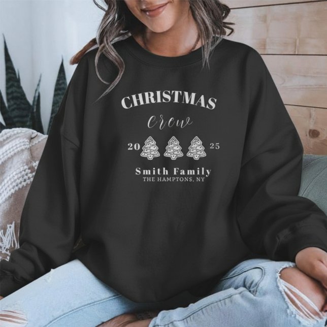 Christmas Crew Custom Family Personalized Gingerbr Sweatshirt (Christmas Crew Custom Family Personalized Gingerbr Sweatshirt)