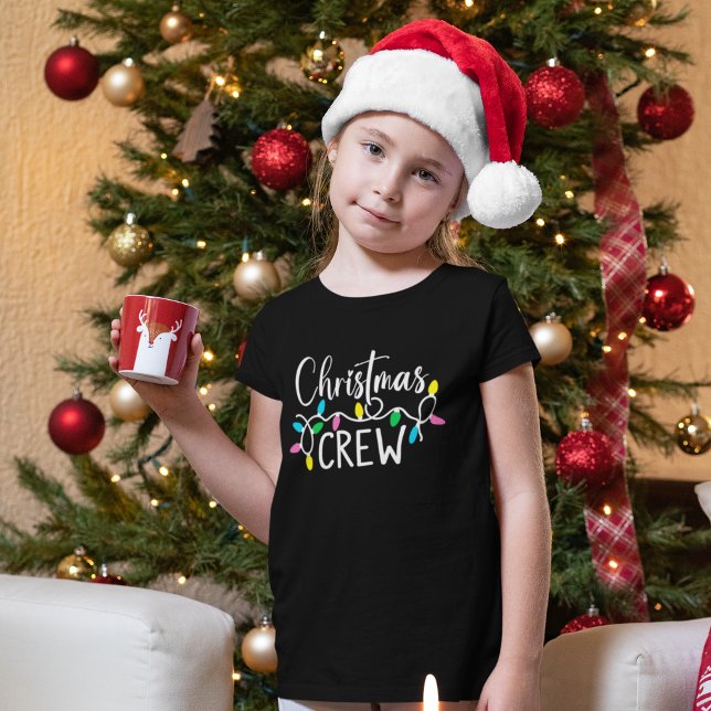 Christmas Crew Funny Family Christmas T-Shirt (Von Creator hochgeladen)
