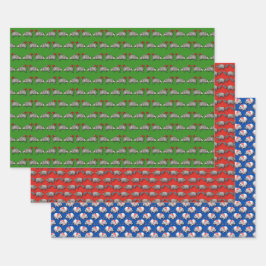 Christmas Critters Geschenkpapier Set