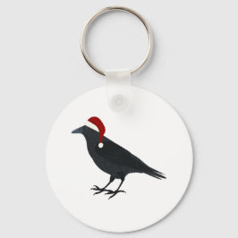Christmas Crow Schlüsselanhänger