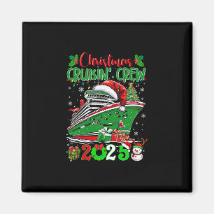 Christmas Cruisin Crew 2025 passende Familienkreuz Magnet