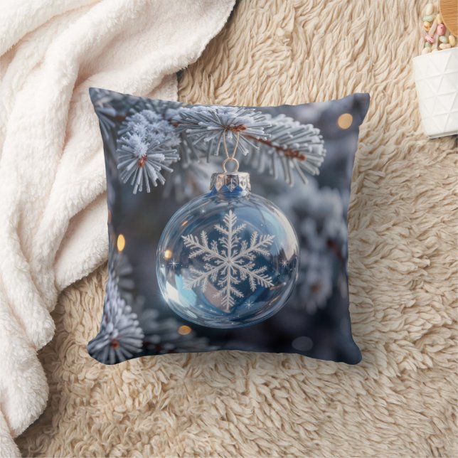 Christmas Crystal Snowflake Ornament Kissen (Decke)