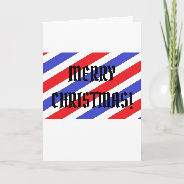 CHRISTMAS CUT (KARTE) FEIERTAGSKARTE (Vorderseite)