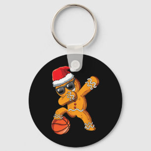 Christmas Dabbing Gingerbread Man Dab Cool Byskett Schlüsselanhänger