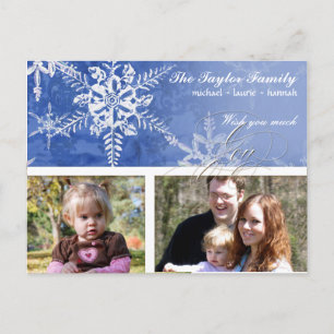 Christmas Damask Snowflake - Karte