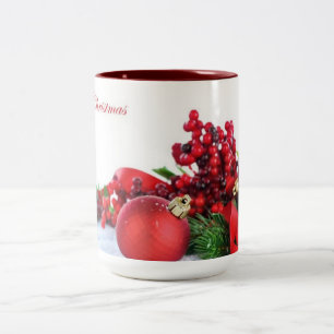 ****CHRISTMAS DECOR FÜR SIE**** ZWEIFARBIGE TASSE