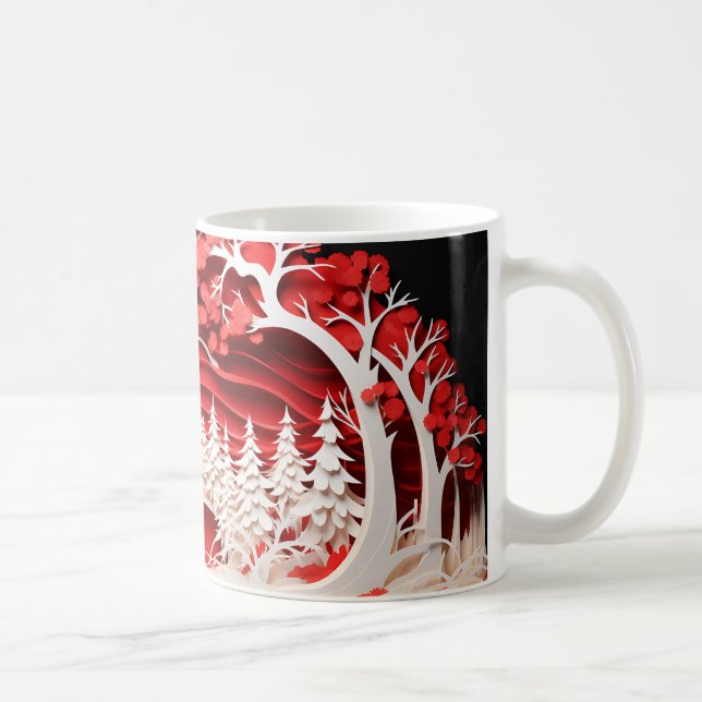 Christmas Decorated themed mug Kaffeetasse (Rechts)