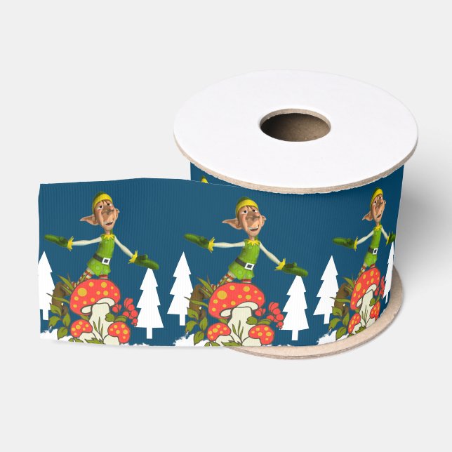Christmas Decorative Ribbon, Elf  Ripsband (Spule)