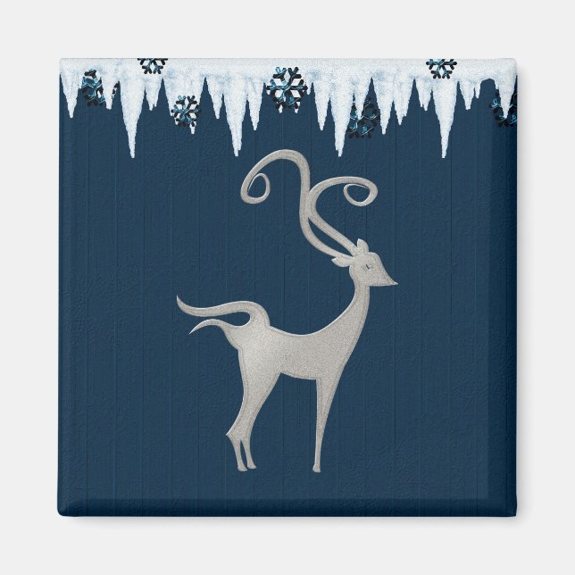 Christmas Deer Magnet (Vorne)