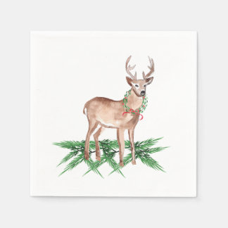 Christmas Deer Napkins Serviette