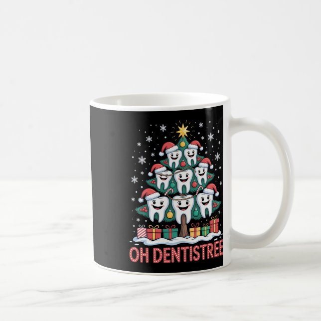Christmas Dental Squad Oh Dentistree  Kaffeetasse (Rechts)