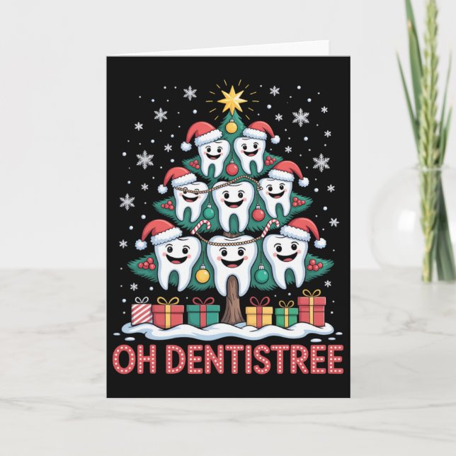 Christmas Dental Squad Oh Dentistree  Karte (Vorderseite)
