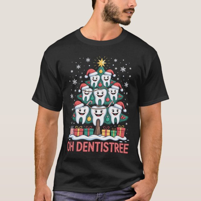 Christmas Dental Squad Oh Dentistree  T-Shirt (Vorderseite)