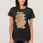 Christmas design Christmas gingerbread T-Shirt<br><div class="desc">Beautiful Christmas motif in gingerbread design and the saying “Joy to the World”,  designed with gifts,  stars and candy. A great Christmas gift for your colleagues or family.</div>