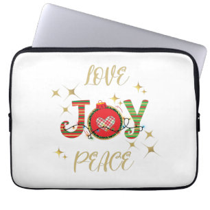 CHRISTMAS DESIGN LIEBE JOACE MIT CHRISTMAS LIG LAPTOPSCHUTZHÜLLE