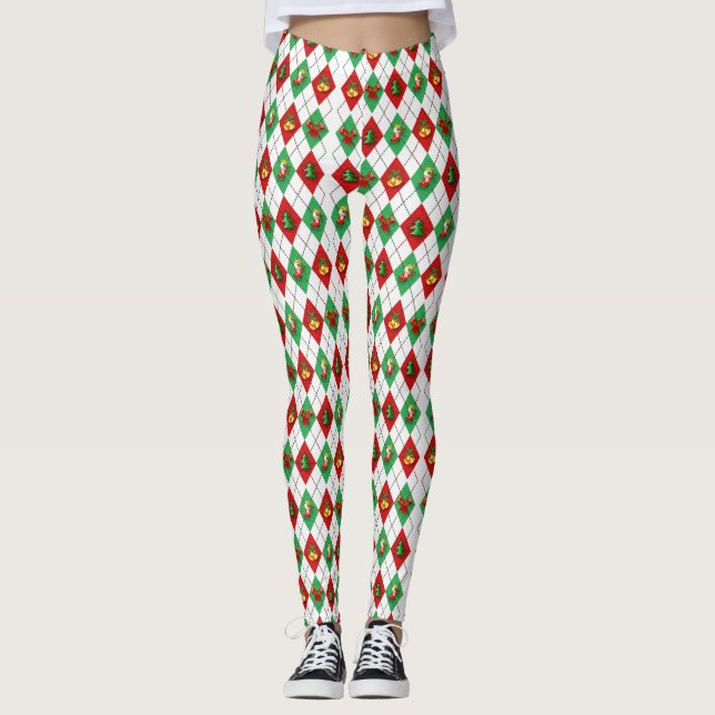 Christmas Diamonds Leggings (Vorderseite)