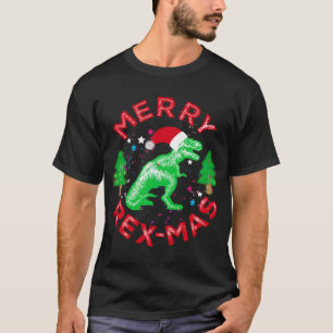 Christmas Dinosaur Merry Rexmas TRex Weihnachten T-Shirt