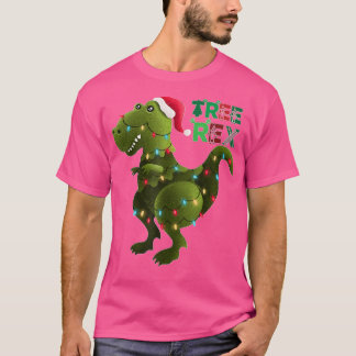 Christmas Dinosaurier Tree Re Pajamas Men Boys Xma T-Shirt