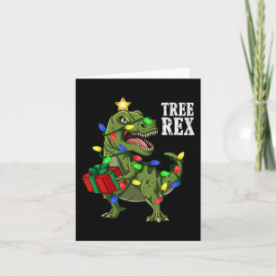 Christmas Dinosaurier Tree Rex Boys Girls Kids Xma Karte